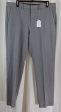 Kenneth Cole REACTION Men's Slim Fit Heather Dress Pant Gray Size W36 L30
