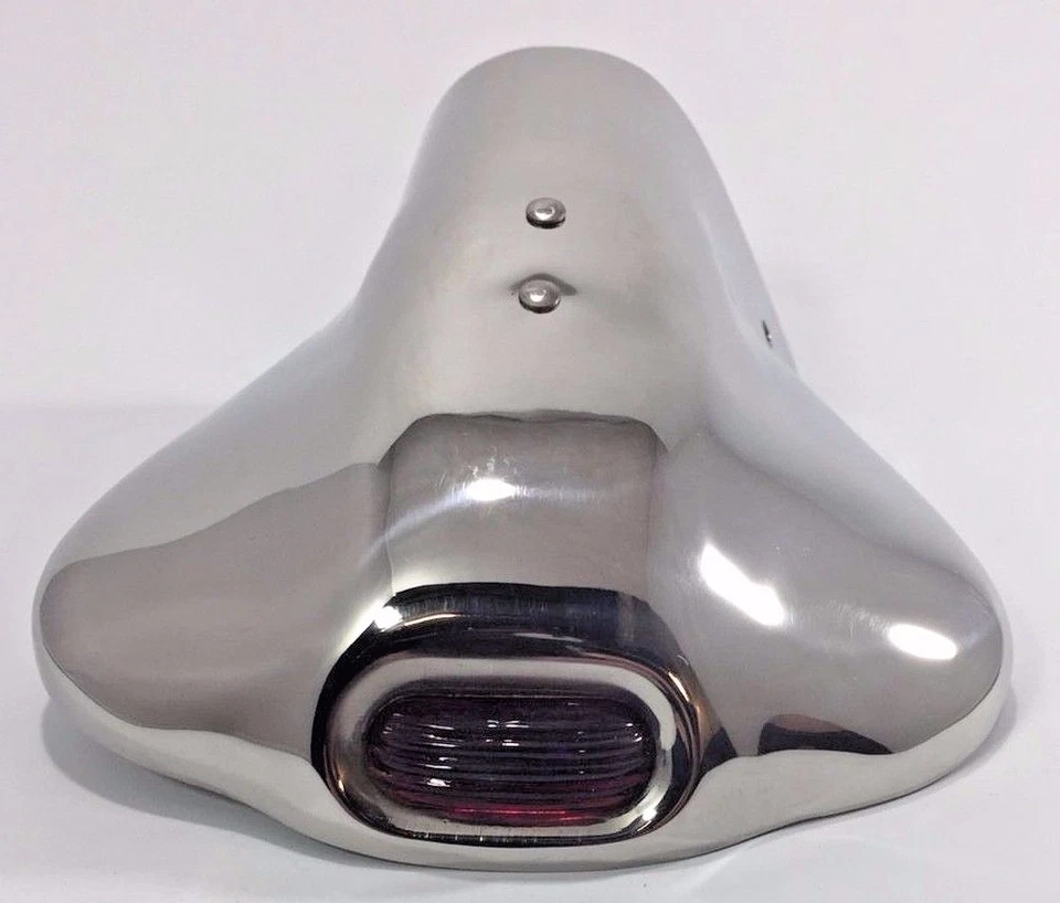 Ponta de escape universal de aço inoxidável joia vermelha para Hot Rods, carros e caminhões - Imagem 2 de 4