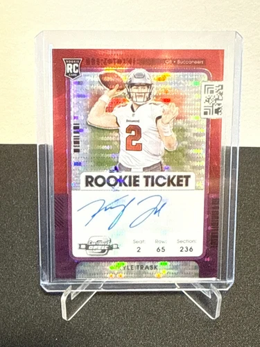 2021 Panini Contenders Optic Kyle Trask Rookie Ticket Auto RC /21