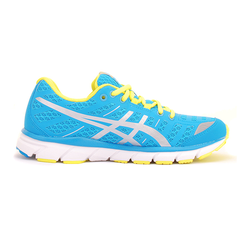 asics rose bleu jaune