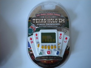 handheld electronic poker game