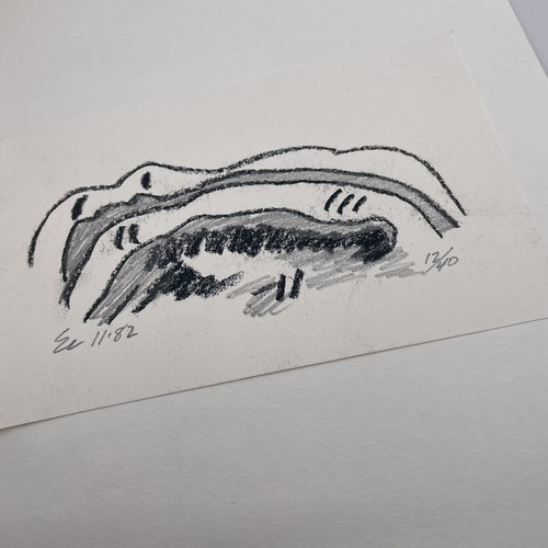 EDWARD CAIN - Beached Seal - 1982 Art Poetry Limited Edition - Bild 5 von 7