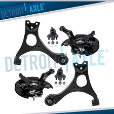 Front Steering Knuckles Lower Control Arms Ball Joints for 2006-2011 Honda Civic