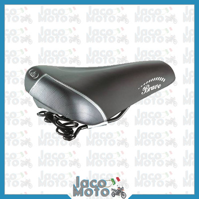 SATTEL FAHRRADSATTEL MONTEGRAPPA BRAVO SOFT für FAHRRAD CITY BIKE LEDER schwarz
