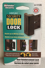 Prime-Line U-11126 Defender Security Bronze Door Reinforcement Lock
