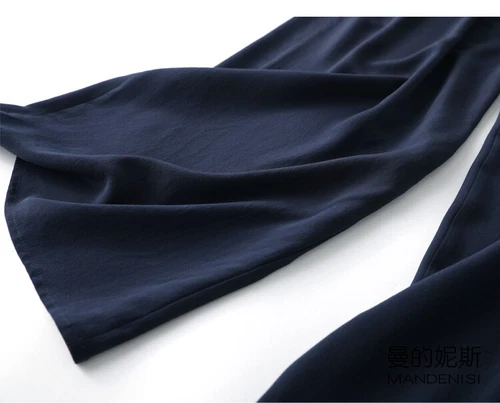Damen 100 % Seide Maulbeere weites Bein Hose Abend Komfort Palazzo lose Hose - Bild 15 von 39