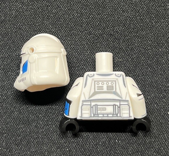 LEGO STAR WARS Arc Trooper Fives Clone Trooper Minifigure Helmet ...