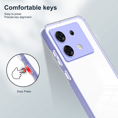 For Infinix Zero 30, Shockproof Hybrid Armor Bumper Clear Crystal Cover Case - Zdjęcie 8 z 25