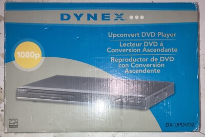 DYNEX DX-UPDVD2 CD/MP3/WMA/JPEG/DVD Progressive Scan Player BRAND NEW OPEN BOX