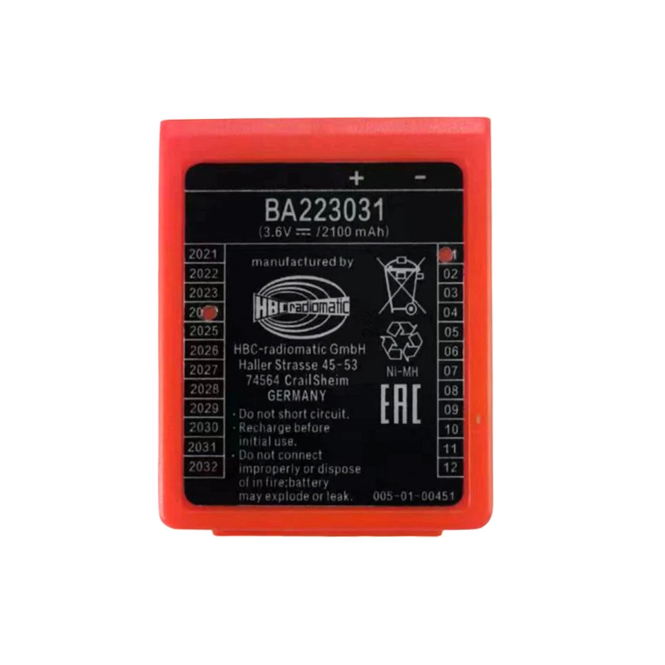 BA223031 3.6V 2100mAh Rechargeable Battery HBC Wireless Romote Control Battery - image 2 of 4