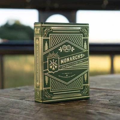 Theory11 Green Monarch Playing Cards Premium Poker Deck Magic Collectible USPCC