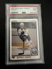 1990 Upper Deck French Rob Ray #516 Rookie RC PSA 9