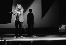 Dutch Flautist Keyboard Player And Singer Thijs Van Leer 1974 OLD MUSIC PHOTO