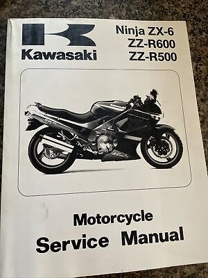 KAWASAKI OEM NINJA Manual 1990-1993 ZX500 ZX600 PN 99924-1128-02 | eBay