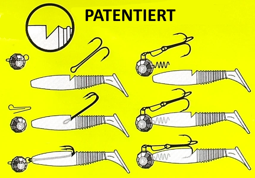 Fanatik Köder BANDIT 7-10cm Gummiköder Gummifisch Jig Softbaits mit Aroma - Bild 2 von 3