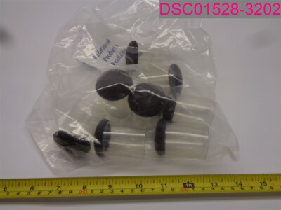 QTY=80 Sleeves (10 Bags of 8); Lorell 42591 Clear Sleeve Floor Protectors 1-1/2''