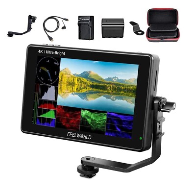 Feelworld LUT7 Pro 7'' 4K 3G LUT Touch-Screen Camera Monitor HDMI Extend-Install