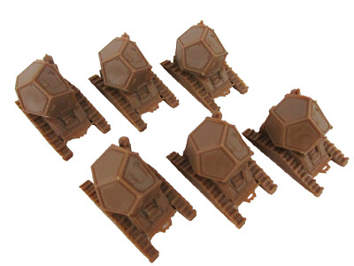 Deep Madness: 6x TRAP MINE MARKER Minis NEW!!