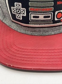 Nintendo NES Controller  Hat Snapback Adjustable Faux Leather Bill Baseball Cap
