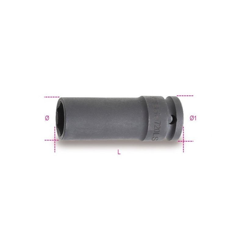 Bussola per Avvitatore 27mm 1/2 Lunga Sottile Art 720LS 27 Professionale
