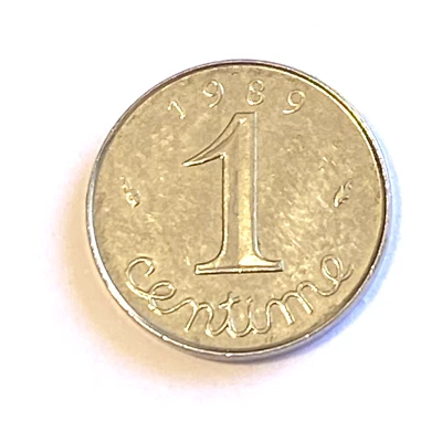#10923 - 1 centime 1989 Epi FDC sortie de rouleau - Photo 1/2