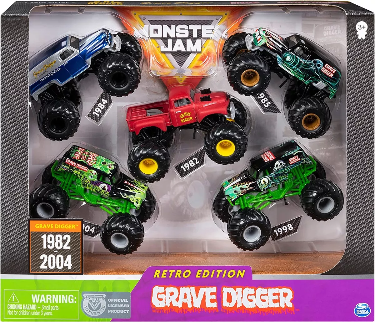 Monster Jam: Official 1:64 Scale Die-Cast Monster Trucks 2-Pack Assort