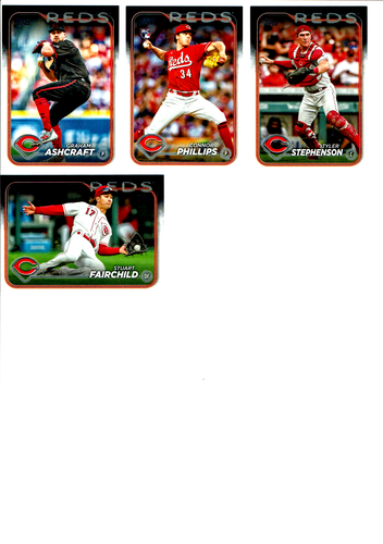 2024 Topps Baseball Series 1 & 2 Cincinnati Reds Team Set (25) Base Cards +WOW+ - Picture 5 of 5