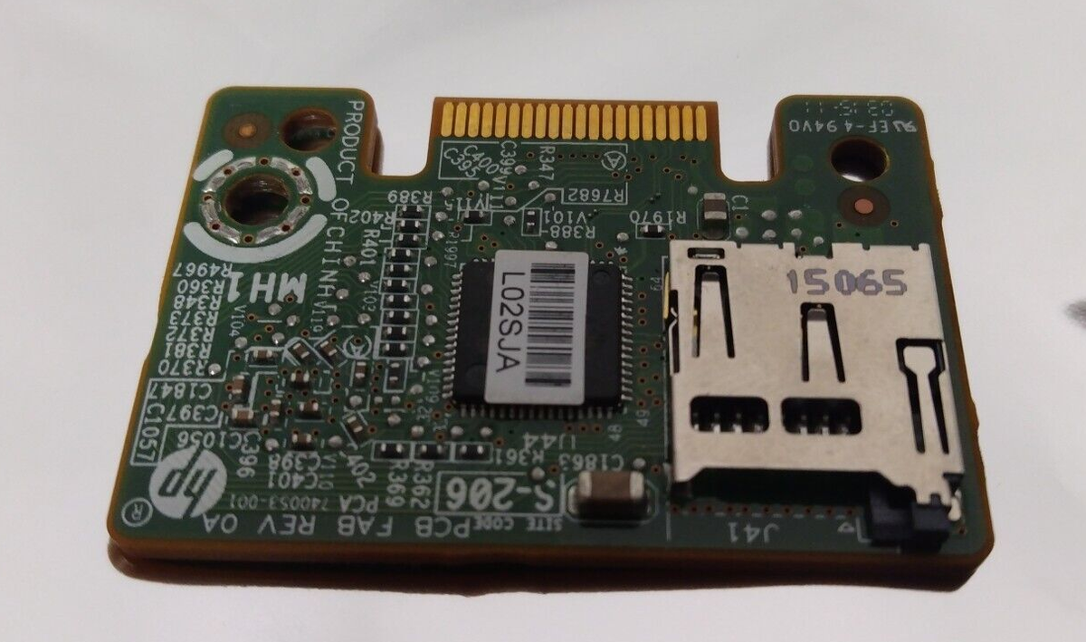 HP P08035-001 AH/SD Card Reader Module 740053-001 for ProLiant