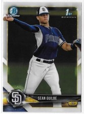 2018 BOWMAN CHROME DRAFT - PROSPECT - SEAN GUILBE (#BDC-144)