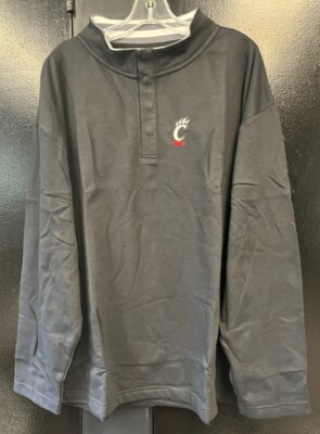 #ad Champion Cincinnati Bearcats Licensed Quarter Button Fleece Pick Size $11.97