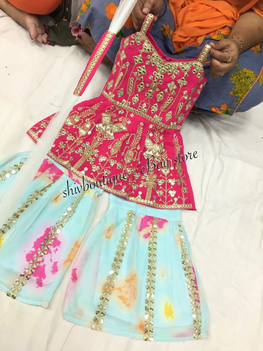 Punjabi dress for 3 year best sale girl