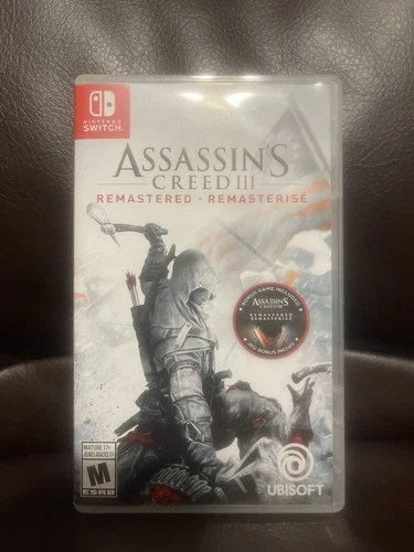 Assassin's Creed III Remastered - Nintendo Switch Completed CIB - Tested Working