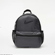 Nike Brasilia JDI Mini Black Grey Backpack Unisex Small Bag Travel BA6212 011