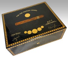 Elie Bleu Medals Collection Sycamore 75-Cigar Humidor | Black | Brand New