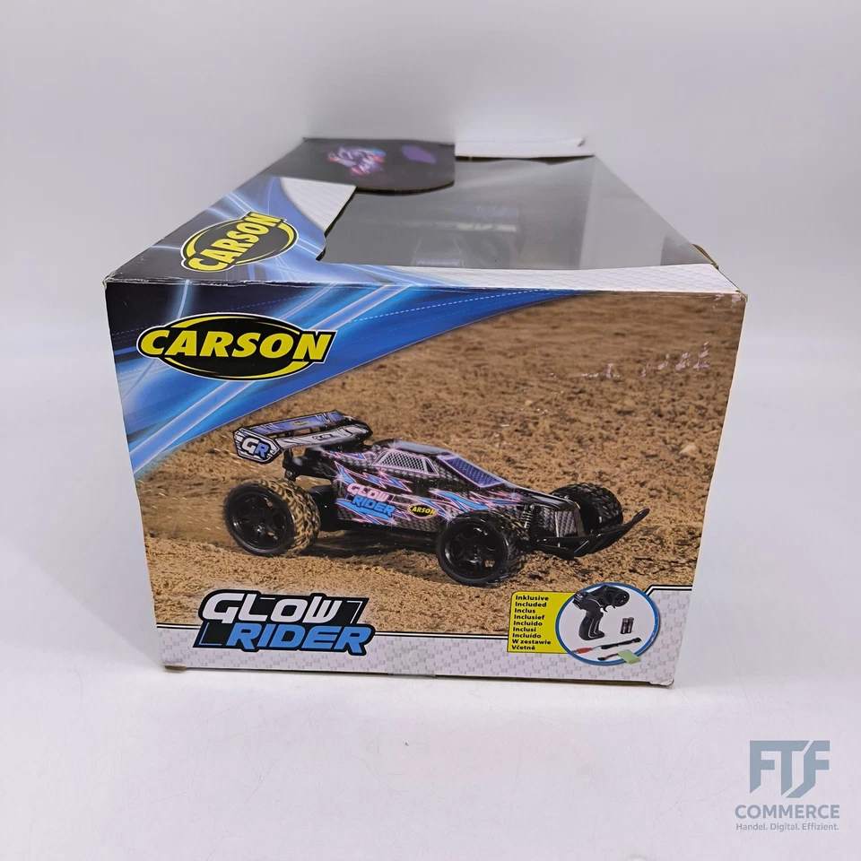 Carson 500404299 1:12 Glow Rider 2.4GHz 100% RTR blau - RC Fahrzeug, Fahrzeug, R - Bild 4 von 4