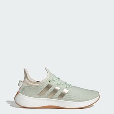 NIB Adidas Cloudfoam Pure SPW Shoes Linen Green 7W 7 Women NEW in box Sneakers