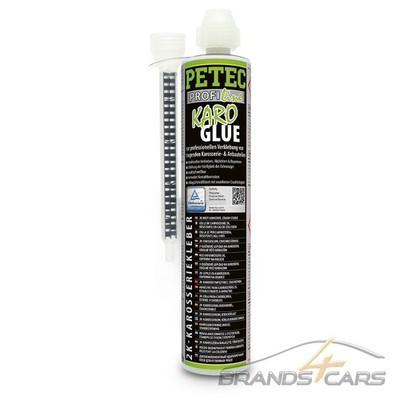 195 ml PETEC KARO-GLUE 2K-KAROSSERIEKLEBER KLEBSTOFF KAROSSERIE METALLKLEBER 
