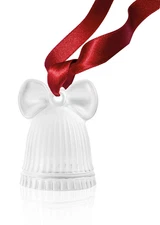 LALIQUE CRYSTAL 2018 CHRISTMAS BELL ORNAMENT CLEAR #10647400 BRAND NIB SAVE$ F/S