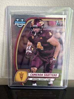 Cam Skattebo - 2024 Bowman Chrome University #37 1st Prospect