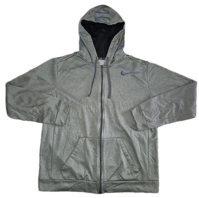 Nike Therma Fit Hoodie Grau Größe L