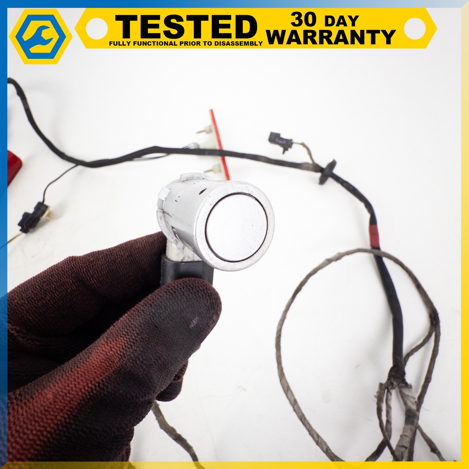 03-12 MASERATI QUATTROPORTE REAR BUMPER PARKING ASSIST AID SENSOR HARNESS OEM