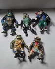 Lot Of 5 Teenage Mutant Ninja Turtles Vintage 1990-92 Playmates Toys