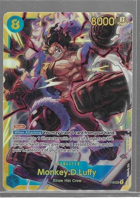 A Fist of Divine Speed #OP11-118 Monkey.D.Luffy (118)