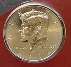 2012 D Kennedy Half Dollar Uncirculated in original cello mint holder  E73