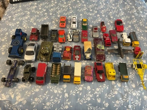 Job Lot Bundle Vintage Toy Vehicles Matchbox Corgi Etc Spares Or Repair