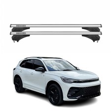 Menabo Dachträger Grundtäger für VW Tiguan III 2024-2026 Aluminium Silber 2 tlg