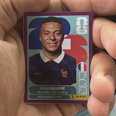Ultra Rare MBAPPE Purple Parallel 2026 Panini World Cup Sticker FRANCE 20