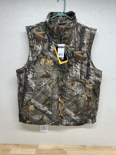 Carhartt Realtree Camo Vest Thinsulate Lined Men's XL Tall - Picture 2 of 13