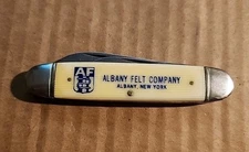 CAMCO Jack Knife Albany Felt Company Early Advertising Knife EXCELLENT!