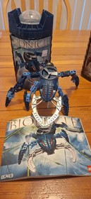 LEGO BIONICLE: Visorak Set Of 4(Missing Suukorak & Keelerak) 6 Cannisters &Instr